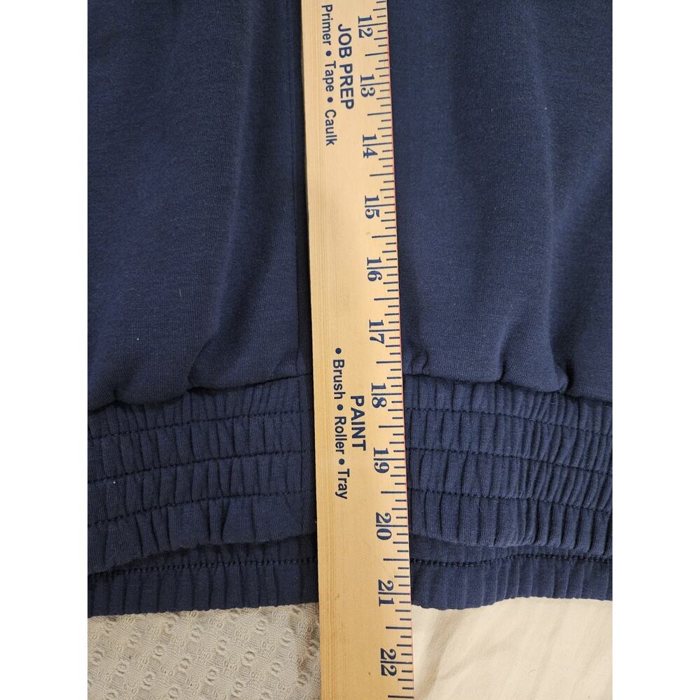 Avía Women's Double Knit Jacket Size L (12-14) Color Dark Blue Long Sleeve NWT - Picture 9 of 10